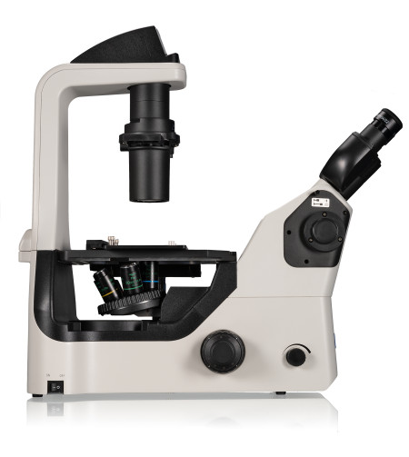 Microscope, Nexcope NIB620 professional, inverted laboratory with phase contrast