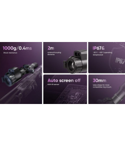 Digitaalne vintpüssi sihik HIKMICRO ALPEX 4K Lite LRF A40EL (laserkaugusmõõtjaga)