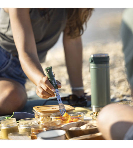 Piknikukomplekt - kahvel ja lusikas noa jaoks Nr. 8. Opinel