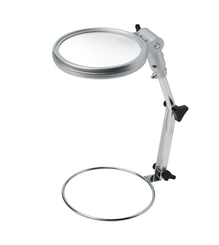 Sewing Magnifier BRESSER 2x/4x with LED Illumination, Diameter 120mm