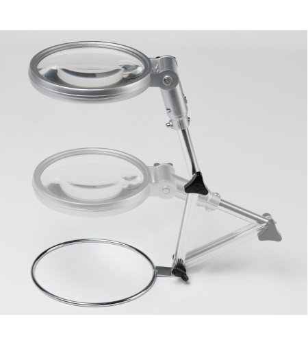 Sewing Magnifier BRESSER 2x/4x with LED Illumination, Diameter 120mm