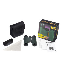 Levenhuk Karma PRO 8x25 Kompakts Mitrumizturīgs Roof Prizmas Binoklis ar Dzidrinātiem BAK4