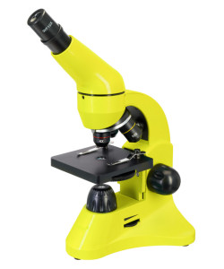 Microscope Levenhuk Rainbow 50L Lime 40x - 800x with experimental kit K50