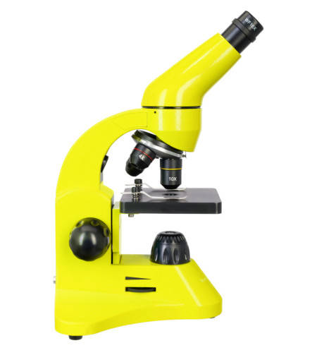 Microscope Levenhuk Rainbow 50L PLUS Lime 64x–1280x with experimental kit K50