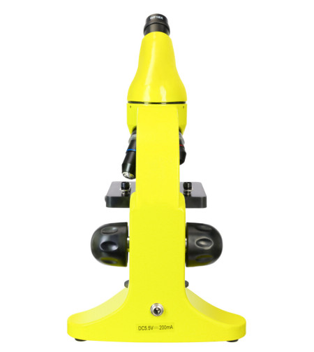 Microscope Levenhuk Rainbow 50L PLUS Lime 64x–1280x with experimental kit K50