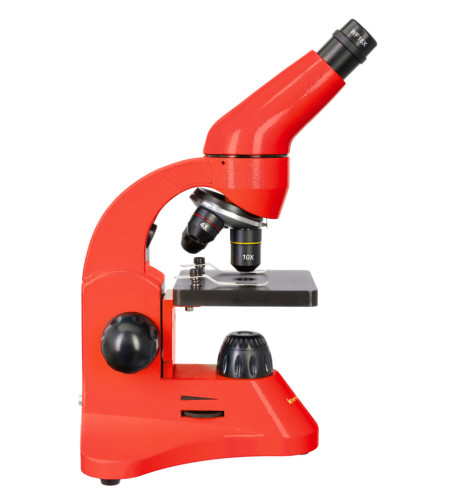 Microscope Levenhuk Rainbow 50L PLUS Orange 64x–1280x with experimental kit K50