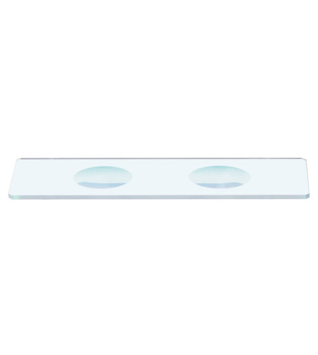 Levenhuk G50 2H Double Cavity Blank Slides, 50 pcs