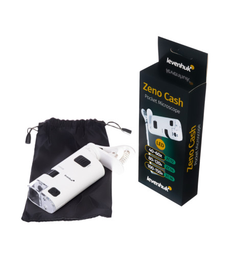 Pocket Microscope Zeno Cash ZC16 Levenhuk 100x-150x