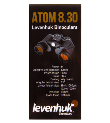 Levenhuk Atom 8x30 Binoculars