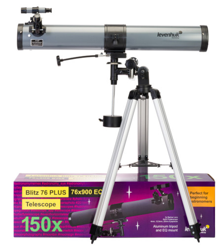 Teleskopas Levenhuk Blitz 76 PLUS