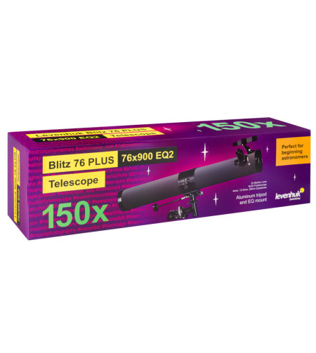 Teleskopas Levenhuk Blitz 76 PLUS