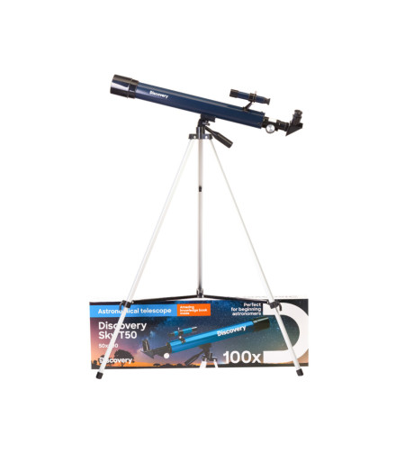 Discovery Sky T50 Teleskops ar grāmatu
