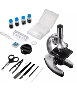 BRESSER JUNIOR Biotar 300x-1200x mikroskopo rinkinys be dėklo