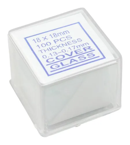 katteklaasid, 18x18 mm