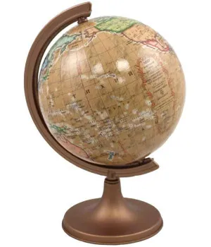 Глобус 10 cм РЕТРО, в пленке (RU)