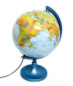 Maakera poliitiline, d=250mm, valgustusega RU