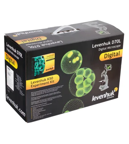 Digitālais bioloģiskais mikroskops Levenhuk D70L