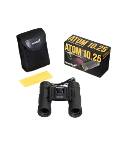 Levenhuk Atom 10x25 Kompaktne Roof Prism Veekindel tasku Binoklid
