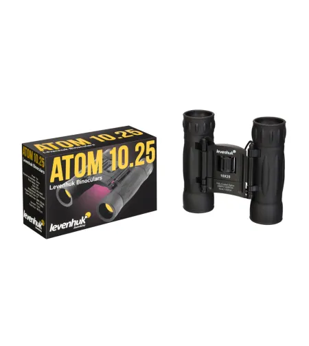 Levenhuk Atom 10x25 Kompaktne Roof Prism Veekindel tasku Binoklid