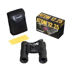 Levenhuk Atom 12x25 Kompakts Roof Prismas Mitrumizturīgs Binoklis