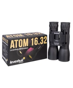 Levenhuk Atom 16x32 Kompakts Roof Prismas Mitrumizturīgs Binoklis