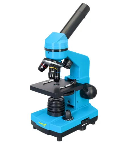 Microscope with Experimental Kit K50 2L Levenhuk Rainbow 40x - 400x Azure