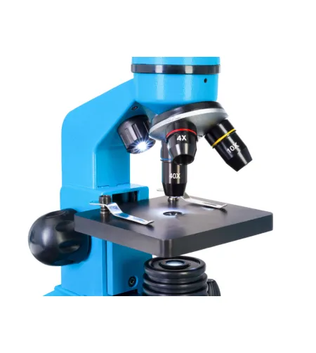 Microscope with Experimental Kit K50 2L Levenhuk Rainbow 40x - 400x Azure