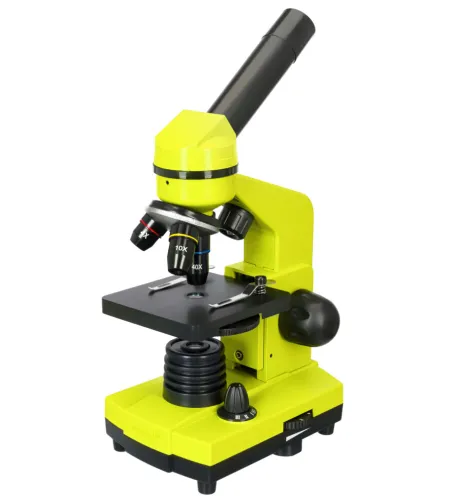 Microscope Levenhuk Rainbow 2L Lime 40x-400x with experiment kit K50