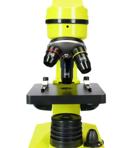 Microscope Levenhuk Rainbow 2L Lime 40x-400x with experiment kit K50