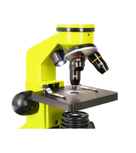 Microscope Levenhuk Rainbow 2L Lime 40x-400x with experiment kit K50