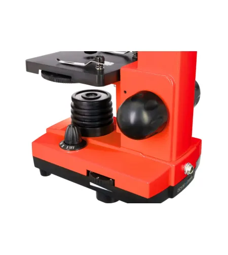 Mikroskops Levenhuk Rainbow 2L Oranžā Krāsā 40x-400x ar eksperimenta komplektu K50