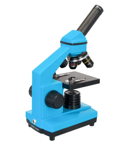 Microscope Levenhuk Rainbow 2L PLUS Azure 64x - 640x with experiment kit K50