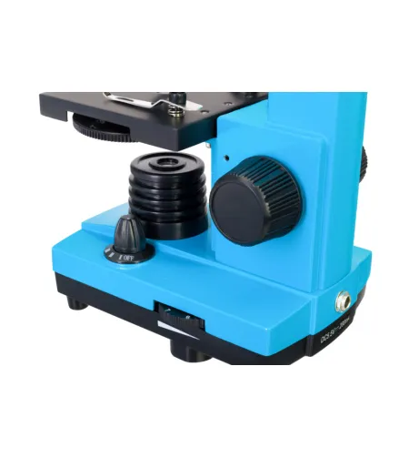 Microscope Levenhuk Rainbow 2L PLUS Azure 64x - 640x with experiment kit K50