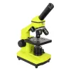 Microscope Levenhuk Rainbow 2L PLUS 64x - 640x Lime with experiment kit K50