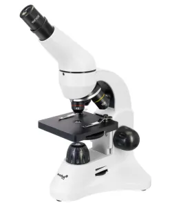 Mikroskops ar Eksperimentālo Komplektu K50 Levenhuk Rainbow 50L Baltā krāsā 40x - 800x