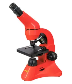 Microscope Levenhuk Rainbow 50L Orange 40x - 800x with experimental kit K50