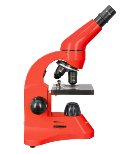 Mikroskoop Levenhuk Rainbow 50L Oranž 40x - 800x koos eksperimentaalse komplektiga K50