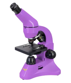 Microscope Levenhuk Rainbow 50L PLUS Amethyst 64x–1280x with experimental kit K50