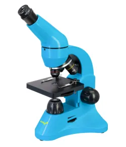 Microscope Levenhuk Rainbow 50L PLUS Azure 64x–1280x with experimental kit K50