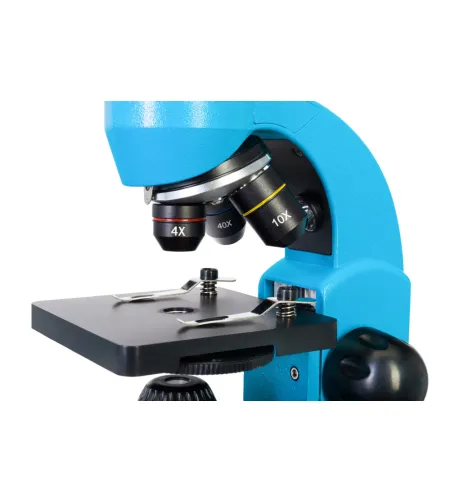Mikroskoop Levenhuk Rainbow 50L PLUS Taevasinine koos eksperimentaalse komplektiga K50