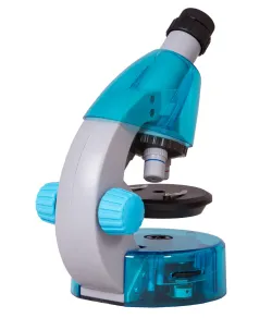 Microscope for children, Levenhuk LabZZ M101 Azure, 40x-640x, with Experiment kit
