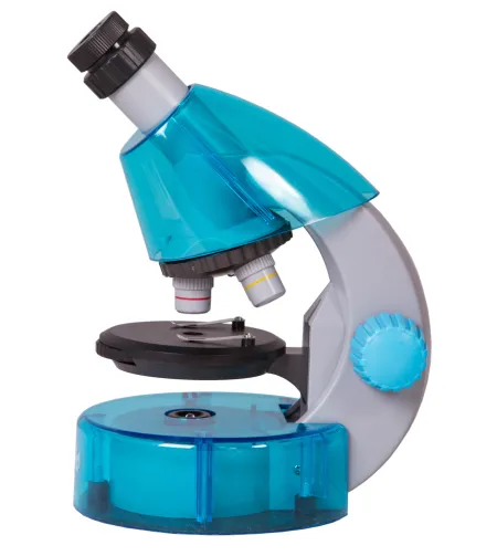 Microscope for children, Levenhuk LabZZ M101 Azure, 40x-640x, with Experiment kit