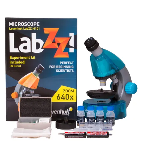 (RU) Levenhuk LabZZ M101 Azure Microscope