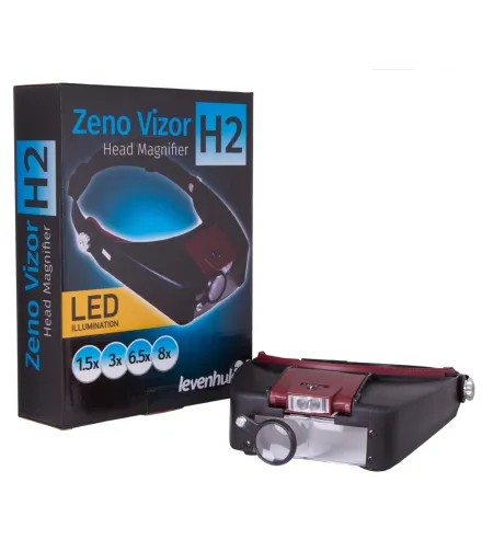 Levenhuk Zeno Vizor H2 Head Magnifier 1.5x - 8x