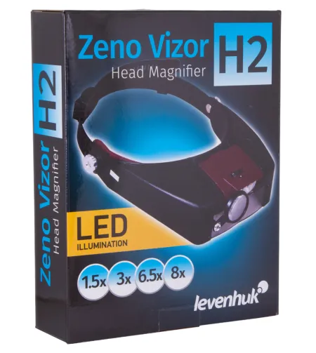 Levenhuk Zeno Vizor H2 Head Magnifier 1.5x - 8x