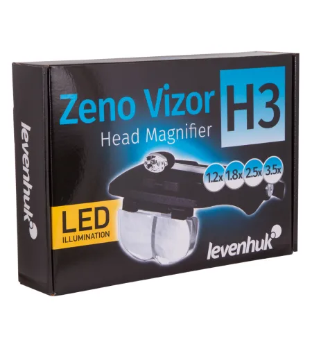 Levenhuk Zeno Vizor H3 Head Magnifier uz galvas stiprināmais palielinātājs