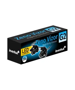 Levenhuk Zeno Vizor G2 PLUS Palielināmais stikls & Brilles ar Apgaismojumu (20x)