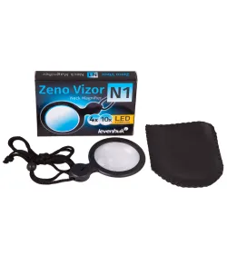 Palielināmais Stikls Levenhuk Vizor N1 ar LED Apgaismojumu  46mm  4x-10x