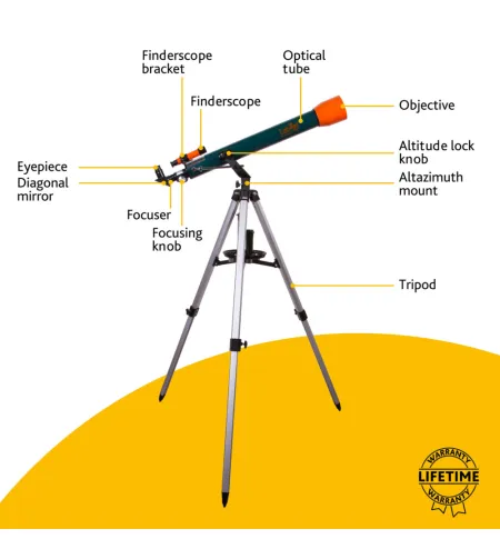 Teleskops Bērniem Levenhuk LabZZ T3 60/700 56–175x