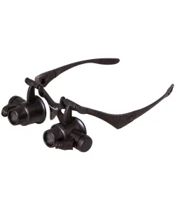 Levenhuk Zeno Vizor G4 PLUS Palielināmais stikls & Brilles ar Apgaismojumu (10-25x)